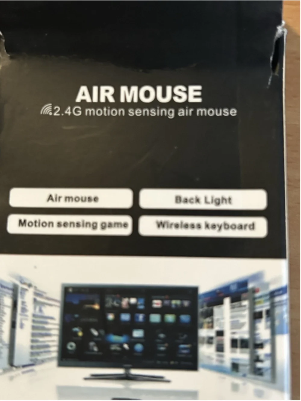 Air Mouse 2.6G Motion Sensing Wireless Keyboard and Back Light